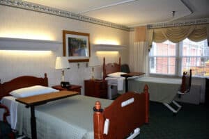 A shared room at Louisville East Post Acute