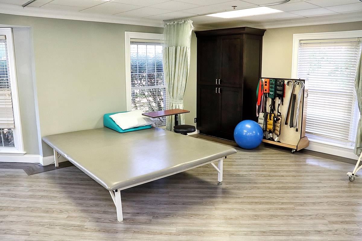 The rehabilitation gym at Louisville