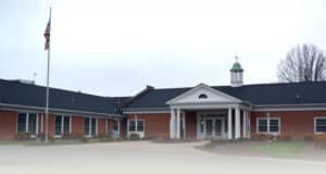 The front entrance to Louisville East