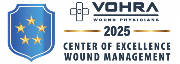 2025 Vohra Center of Excellence Wound Management badge